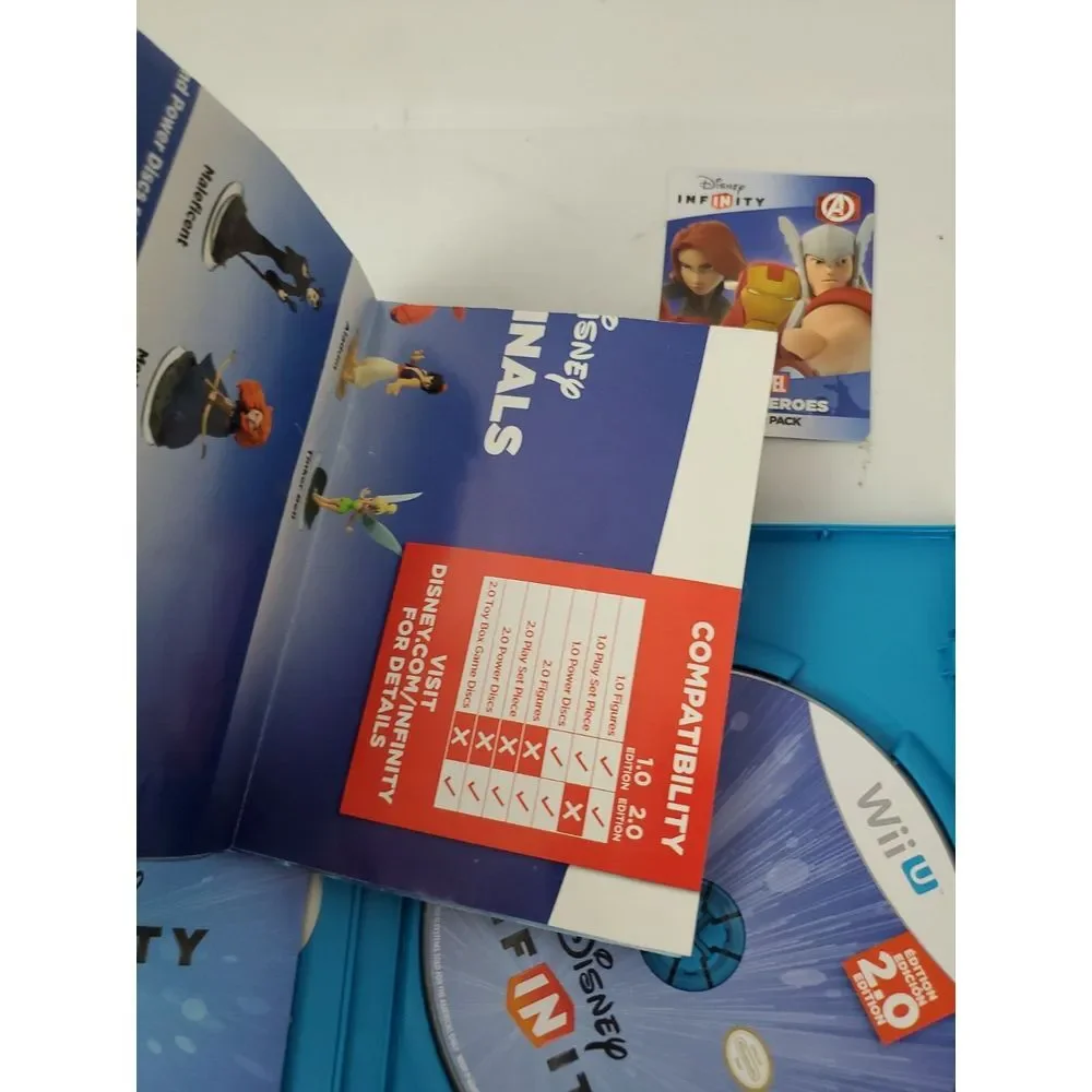 Disney‎ Infinity 2.0 Edition for Nintendo Wii U Complete Tested with Manual